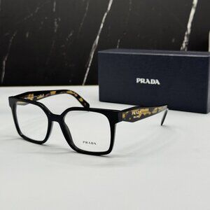 NEW PRADA PRB03V 3891O1 HAVANA WOMEN EYEGLASSES PR B03V 3891O1, VPR B03 3891O1